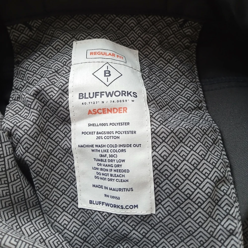 N/A bluffworks men